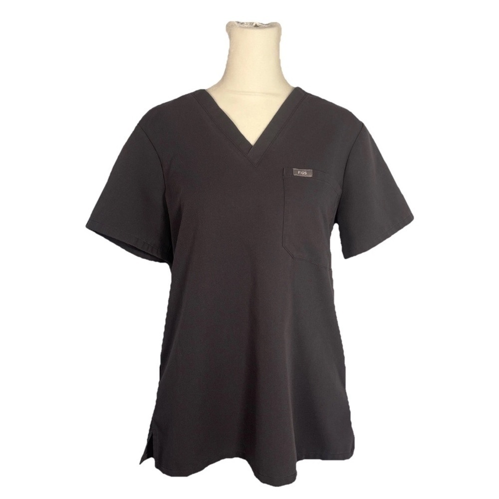 Figs Technical Collection Scrub Top Gray Size Small Style 1000211